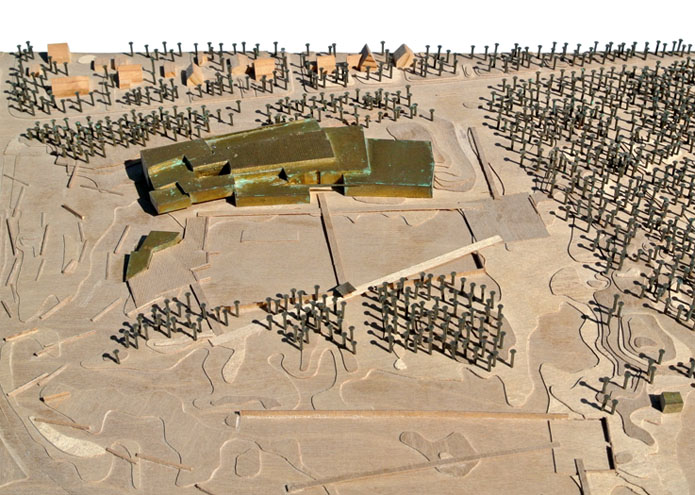 Site Plan with sculpture garden in front - photo 5