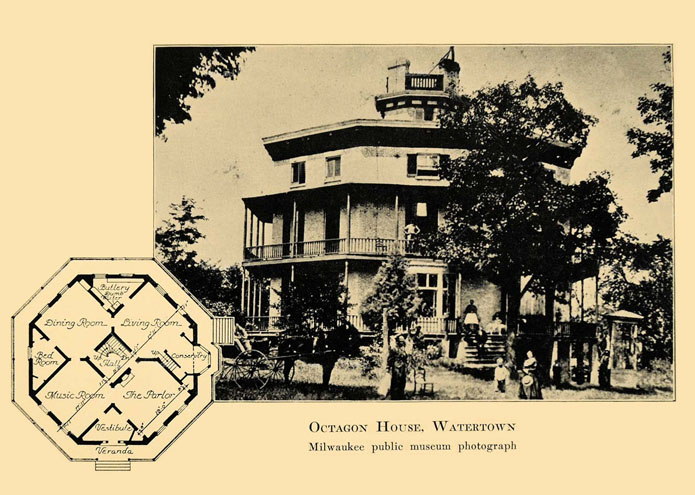 George Fred Keck's inspiration:<br/>Richards House (1853), Watertown, WI - photo 4